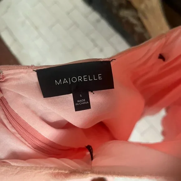 MAJORELLE Capsize Dress in Blush Size Small - Picture 6 of 6